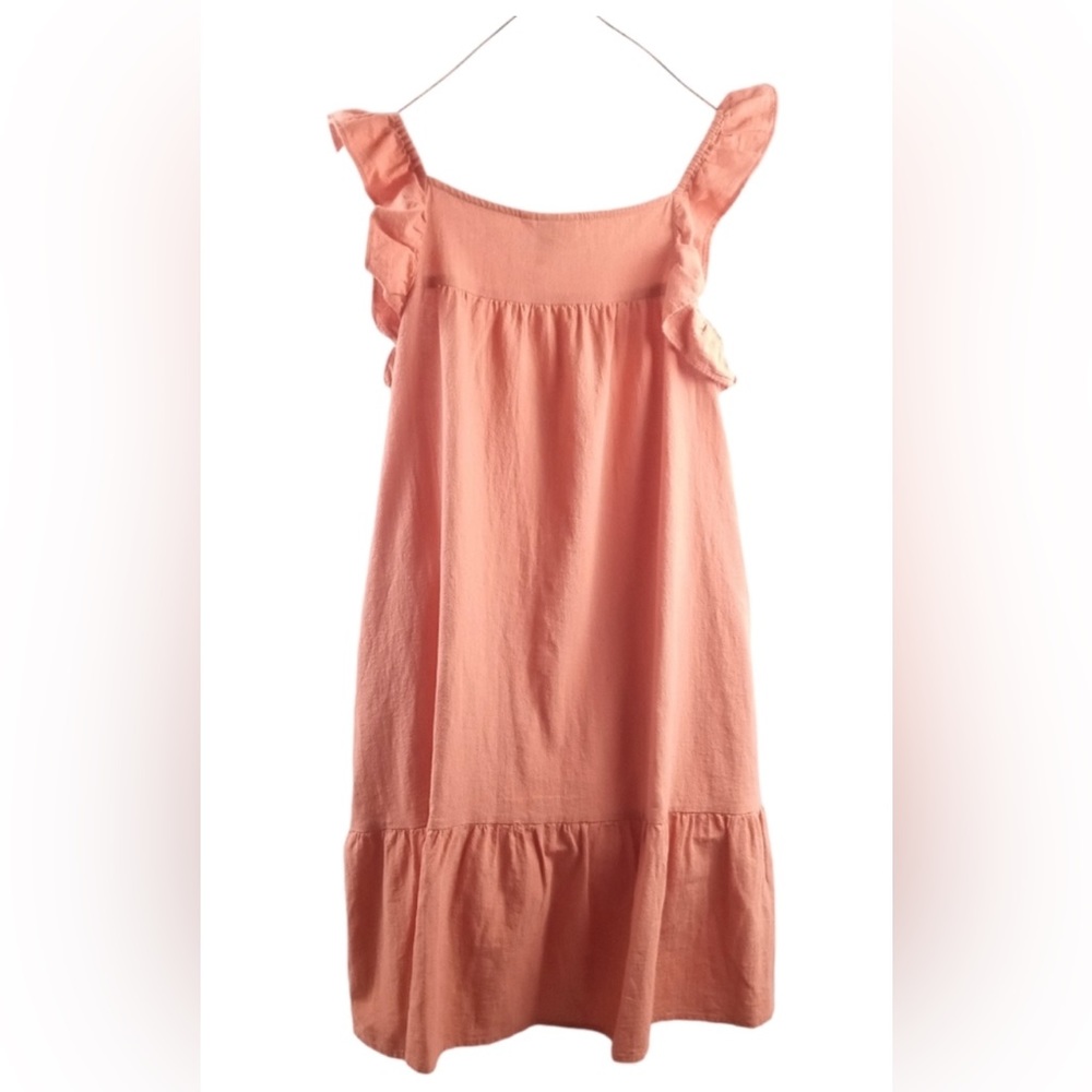 Universal Thread Orange Flutter Ruffle Shoulder B… - image 4